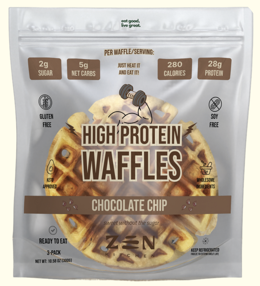 PROTEIN WAFFLES CHOCOLATE CHIP